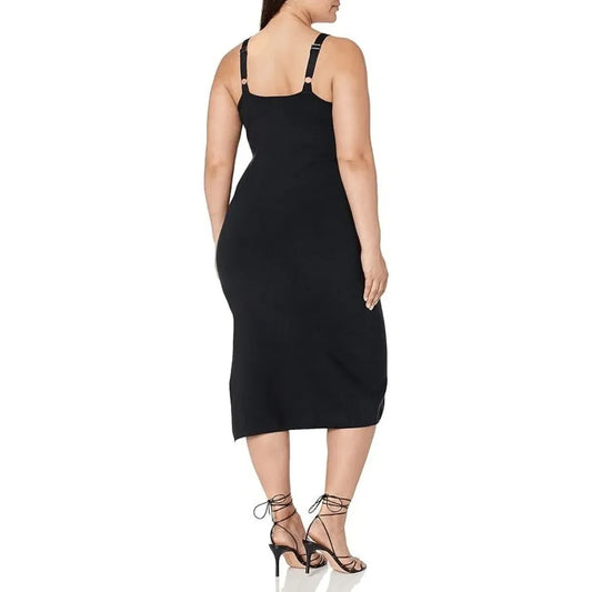 Corset Cup Midi Sweater Dress